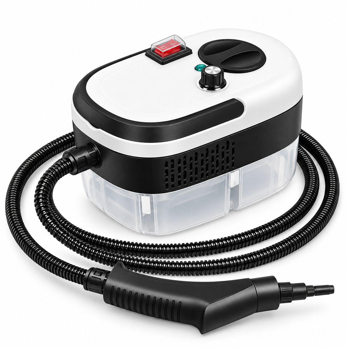 Nettoyeur vapeur à main 2 500 W, réservoir 1,2 L, 6 niveaux de puissance, 11 accessoires