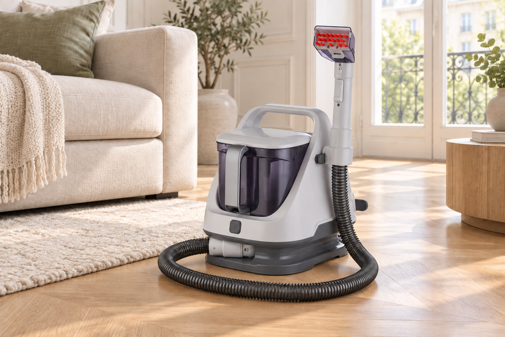Nettoyeur injecteur-extracteur portable pour tapis, canapés et tissus d'ameublement