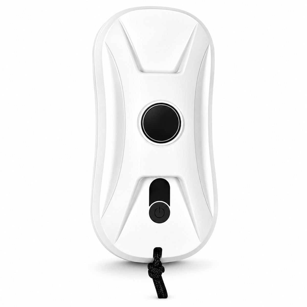 Robot lave-vitre ovale blanc à double pulvérisation d'eau, 2 700 Pa